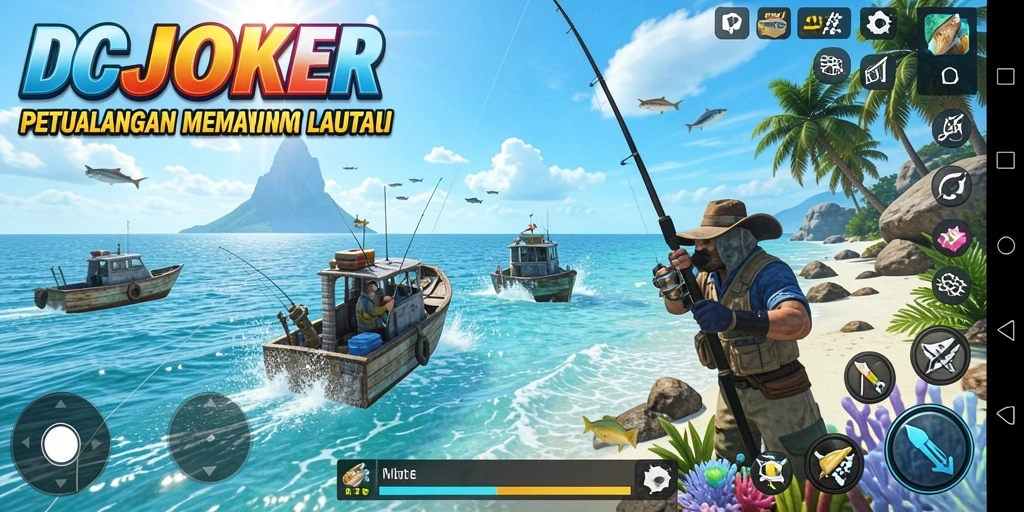 Tangkapan ikan besar dalam gameplay IDCJOKER.
