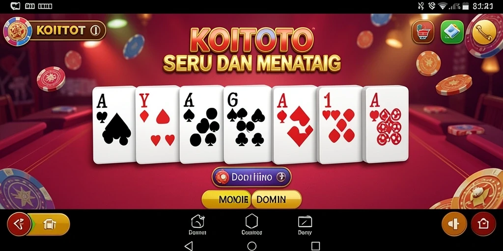 Tampilan gameplay KOITOTO yang seru dan interaktif.
