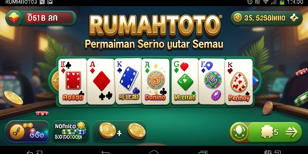 Gambaran gameplay seru dari RUMAHTOTO dengan grafis yang menarik.