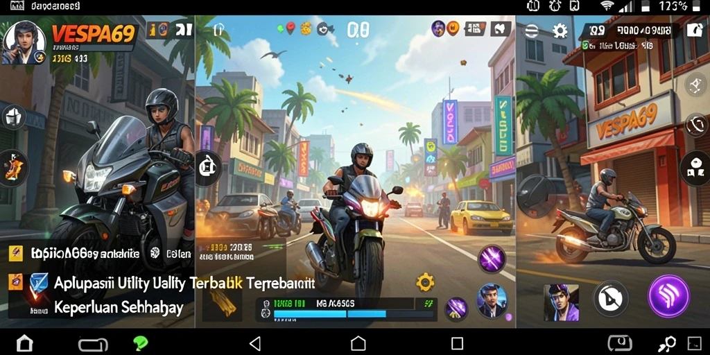 Tampilan antarmuka VESPA69 yang intuitif dan user-friendly.